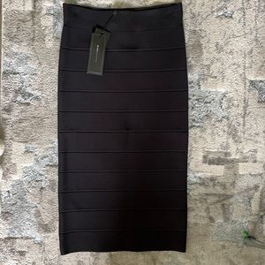 Brand New Black Bandage BCBG skirt